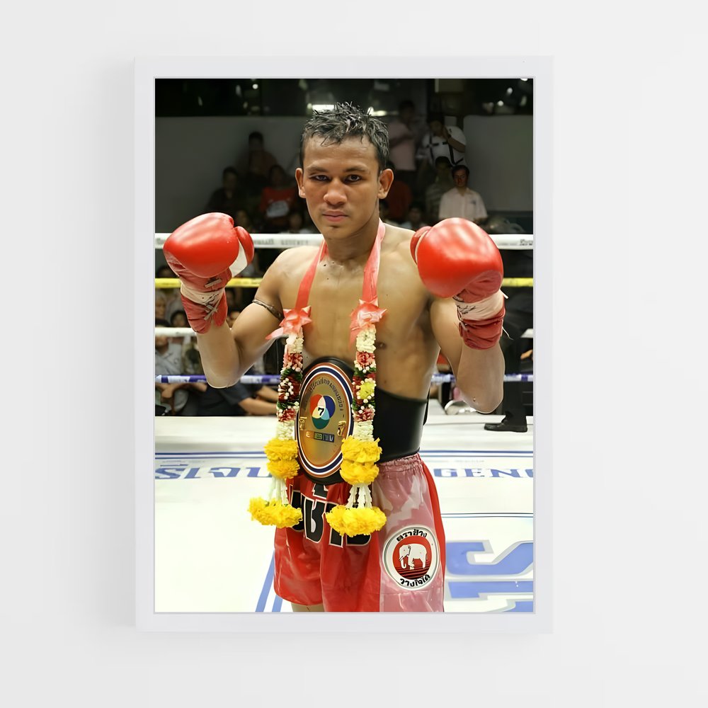 Poster Kunlun fight – affiche Kick-boxing (vue 3)